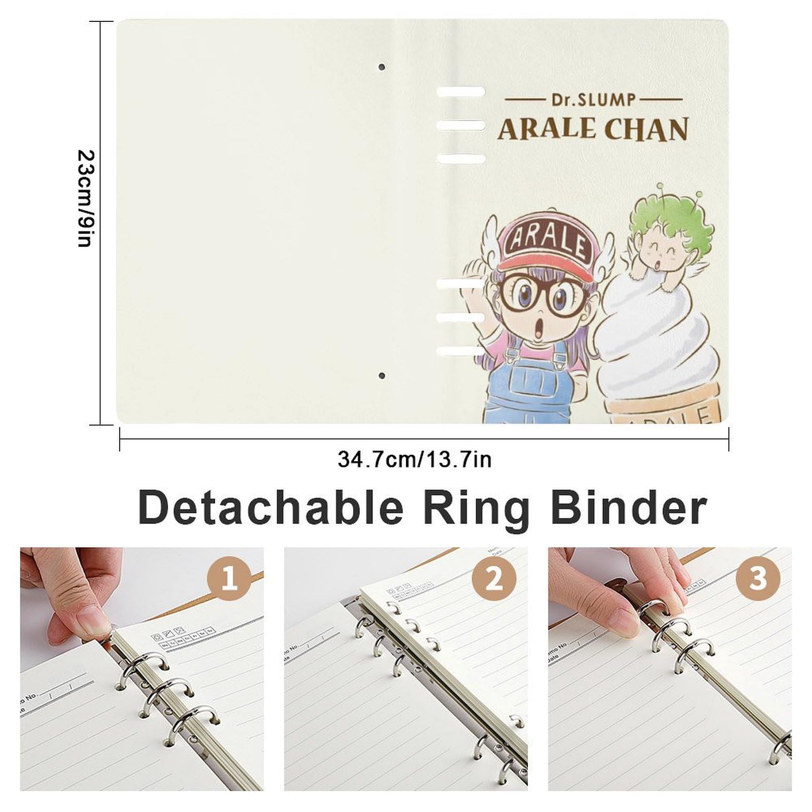 Amazon.co.jp: ドクタースランプ アラレちゃん システム手帳 PU