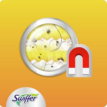 Swiffer Duster Duster 3D Clean Duster Duster Kit with 1 XXL Handle and 1 Refill, Stretches up to 90 cm, Catches and Retains Up to 3 Times More Hair and Dust Than a Regular Duster