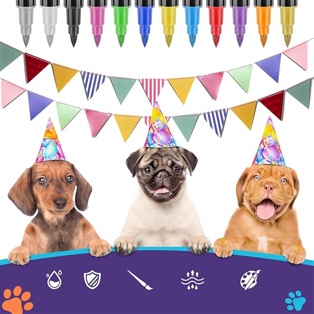 Foto 7 de 8 de Juego de esmaltes de uñas de perro de 6 colores, secado rápido, seguros, para uso doméstico y varias ocasiones