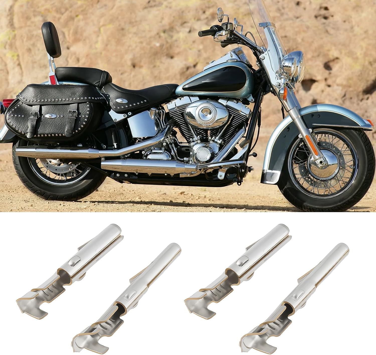 26pcs Moter Terminal Pins Replace 72038-71A 72039-71A Compatible with Har-Ley Davidson