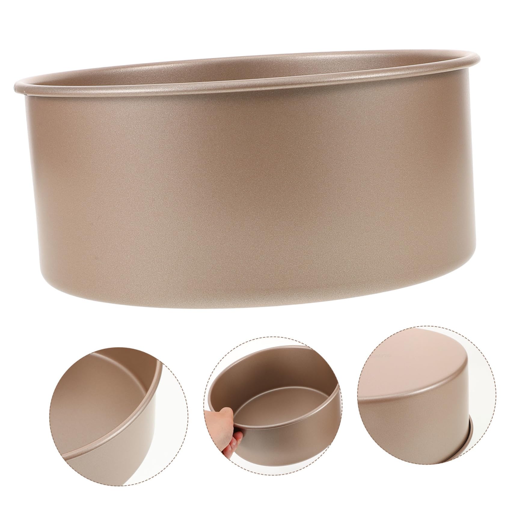 Toyvian Runde Backform aus Kuchenform mit Antihaftbeschichtung Tiefe Form für Chiffon-kuchen Backutensil für Haushaltsgebrauch