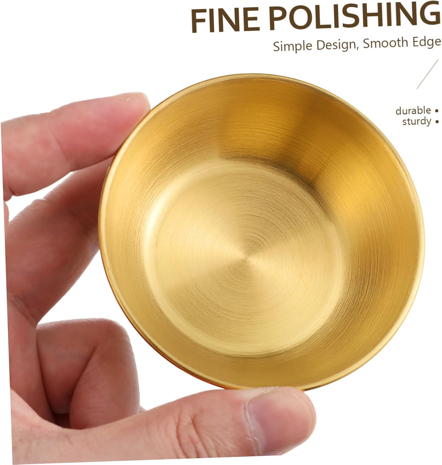 INOOMP 10Pcs Stainless Steel Sauce Dishes Plates for Appetizers for Soy Mustard and Vinegar Elegant for Dipping Sauces and Condiments
