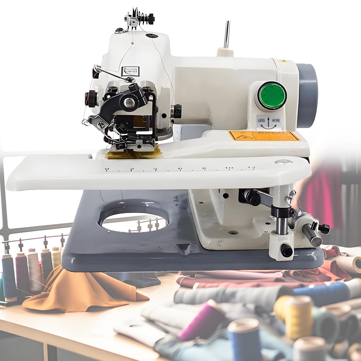 QuinteZhenTially Portable Blindstitch Sewing Machine,Blind Stitch Hemming Machine,Desktop Blindstitch Hemmer,Sewing & Quilting Machine,for Blind Stitching Knitwear,Cotton,& Synthetic Fibers