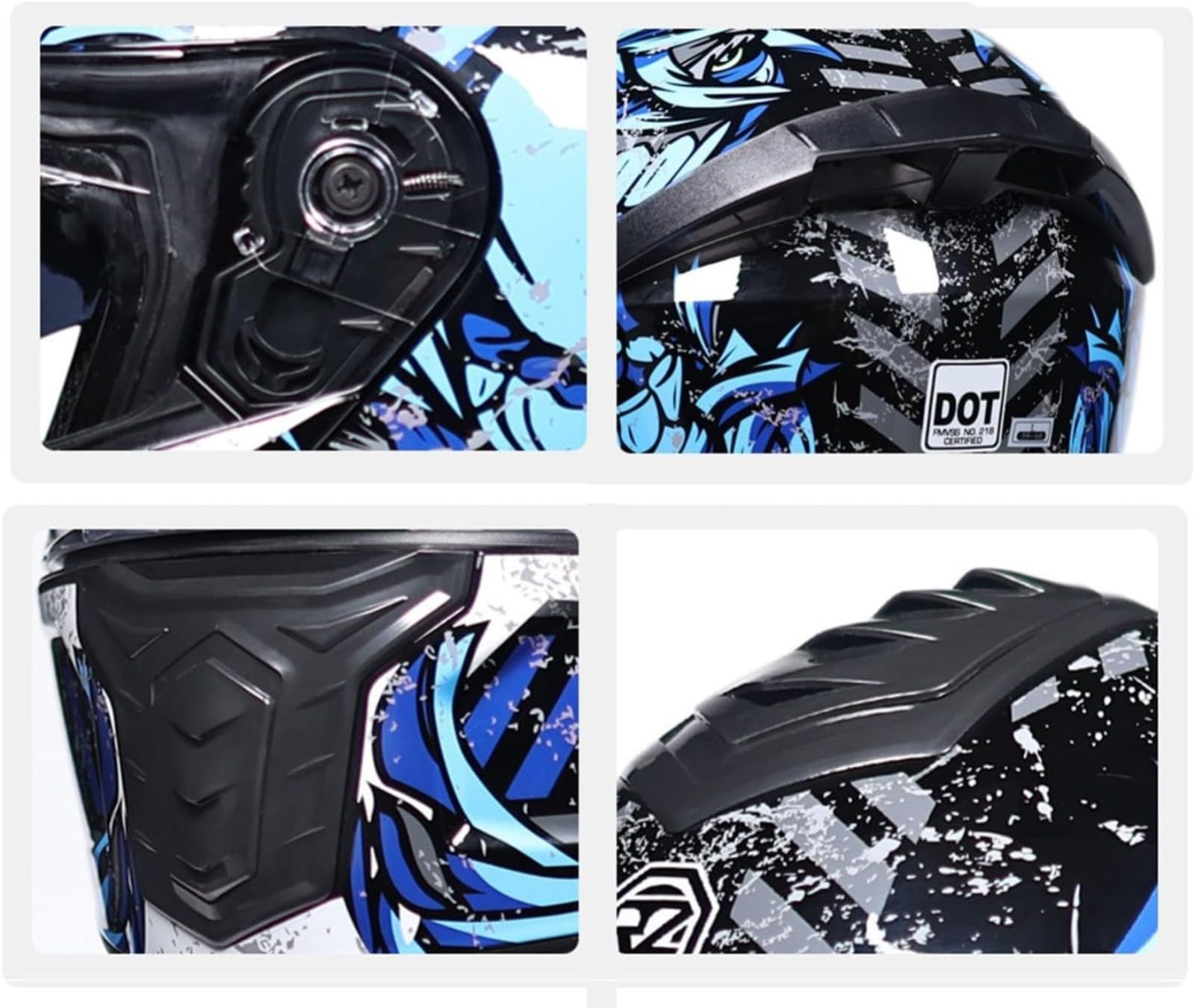 Kask motocyklowy Bluetooth, zatwierdzony przez DOT/ECE, kask motocyklowy typu flip up, modułowy kask z podwójnym wizjerem, słuchawki do automatycznej odpowiedzi D, M = 57~58 cm