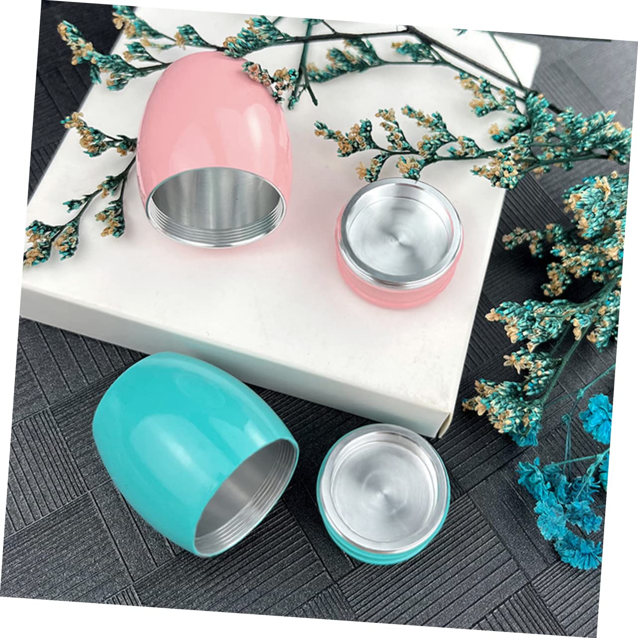 RORPOIR Stainless Steel Ashes Urn Small Keepsake Container for Pet Ashes Memorial Storage with Smooth Surface and Secure Lid Suitable for Sharing Cremated Remains and Memorial Use - Image 3