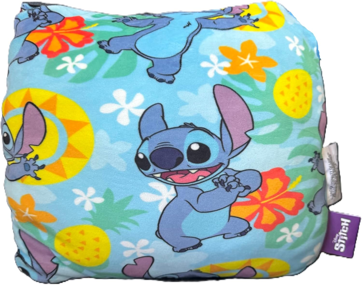 Northwest Disney Stitch Travel Cloud Pillow 12 inches