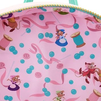 Loungefly Cinderella Gus and Jaq Teacup Mini Backpack