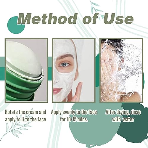 Miniatura 7 de Atheniz - Removedor de puntos negros, máscara de té verde brumoso, máscara de limpieza profunda de té verde, máscara de limpieza profunda de té