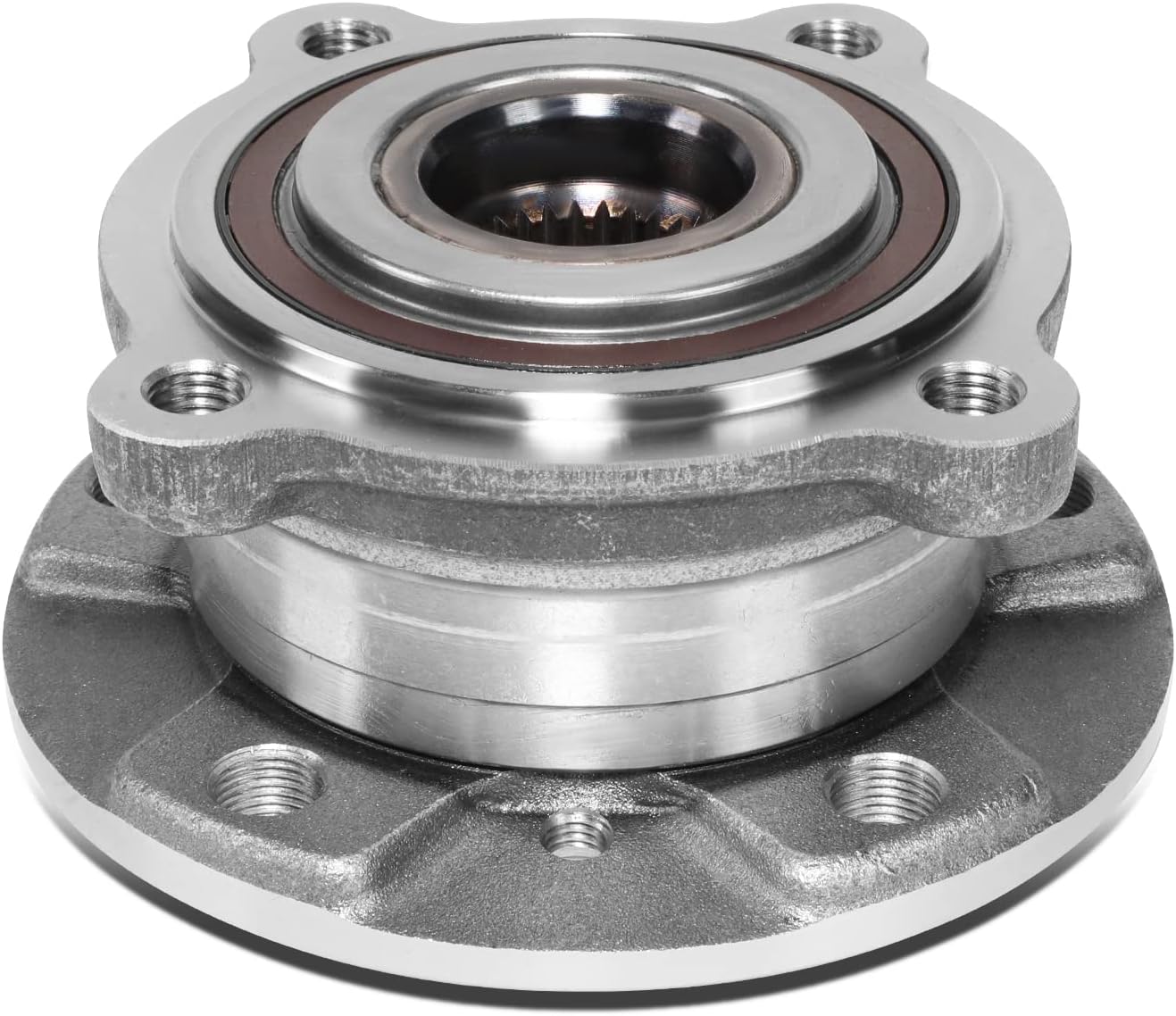 DNA MOTORING OEM-WHA-0064 Front Wheel Bearing Hub Assembly Compatible with 07-18 BMW X5 / 08-17 X6 AWD