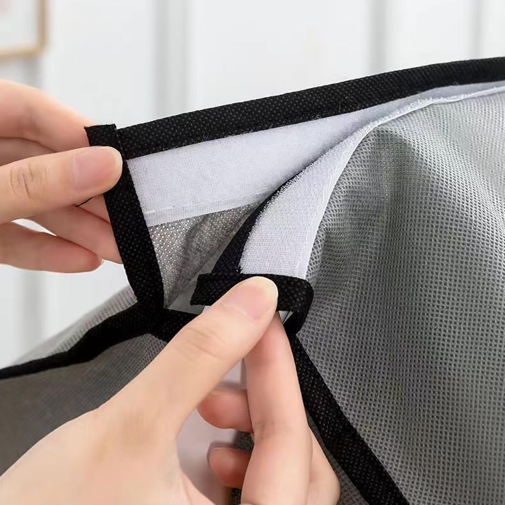 Funda Transpirable para Perchero, 120 x 50 x 120 cm, Resistente al Polvo, con Cremallera y Ventana Transparente, Ideal para Colgar Vestidos, Abrigos y Trajes.