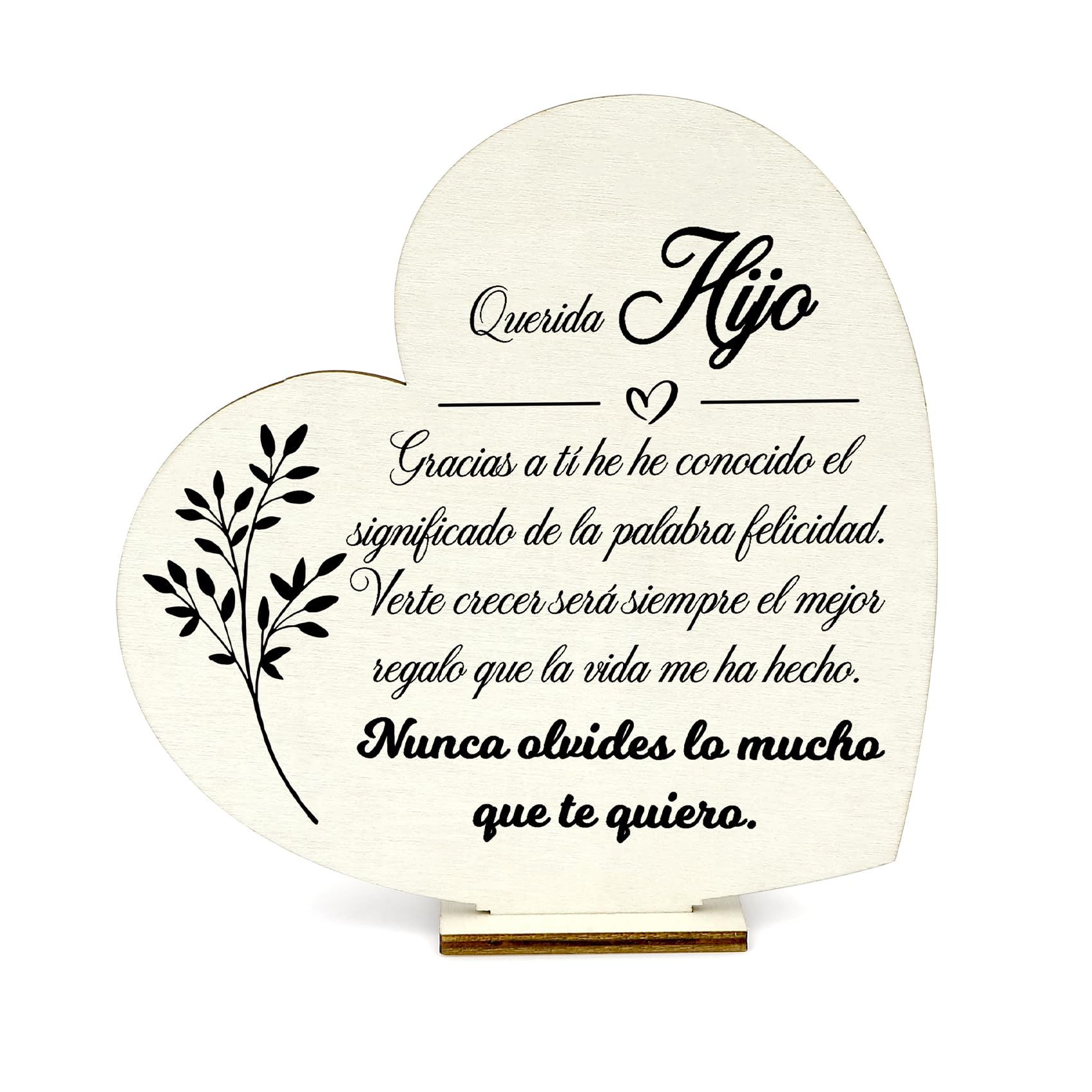 Regalo Para Hijo, Adornos de Madera Corazón, Ideas Regalos Navidad, Regalos para Hijos Adultos, Regalo Hombre Joven, Regalos Hombre Navidad, Regalos CumpleañOs Hijo, Regalos para Casa, Regalo Familia