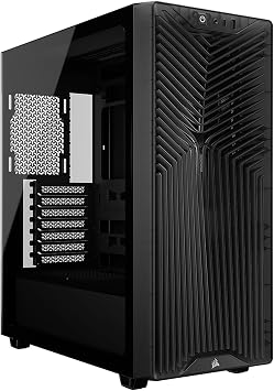 CORSAIR 3200D RS Mid-Tower PC Case Smoke | 3x RS120 PWM Fans Included, GPU Anti-sag Stabilization Arm, ASUS BTF, MSI Project Zero, Gigabyte Project Stealth