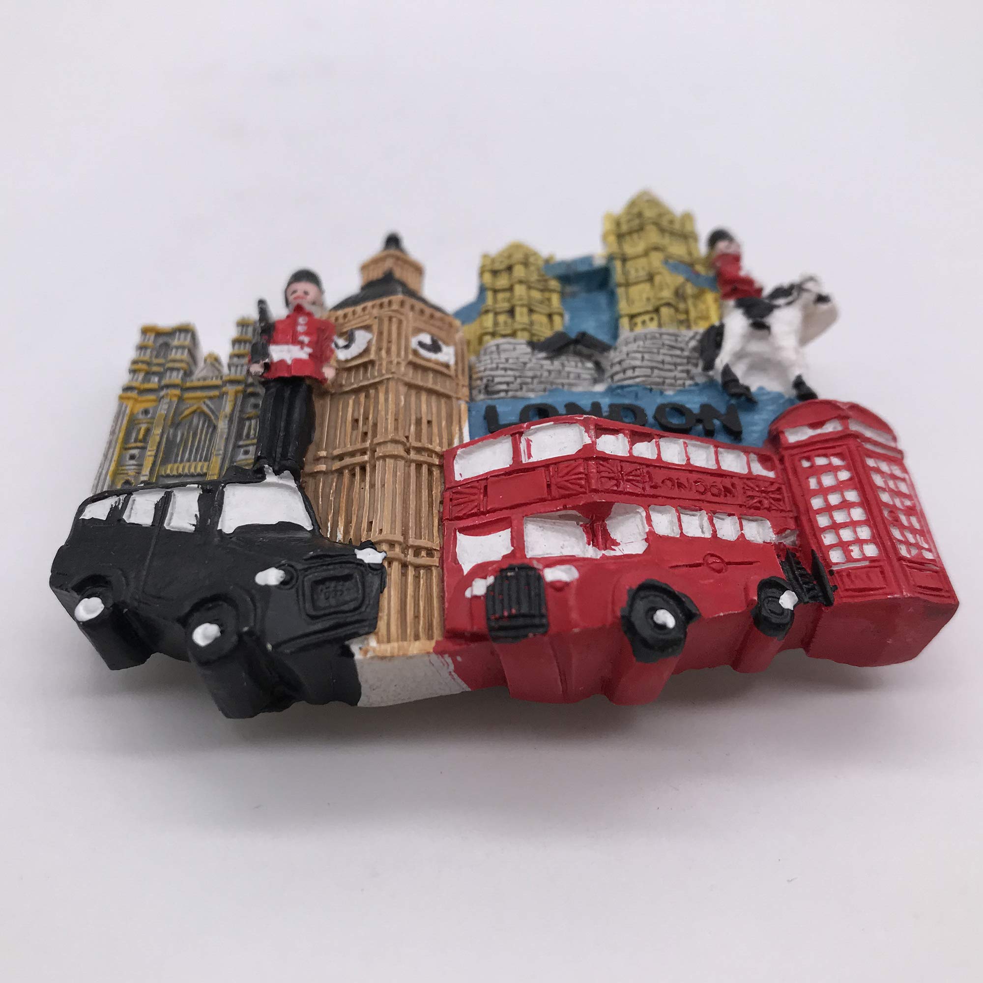 Magnete 3D London Eye – Souvenir Londra Fatto A Mano In Resina Per Frigorifero 7x7cm - 4
