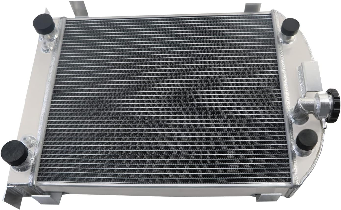 4 Row Core Aluminum Radiator for 1932 Ford Hot Rod Stock Height Flathead V8