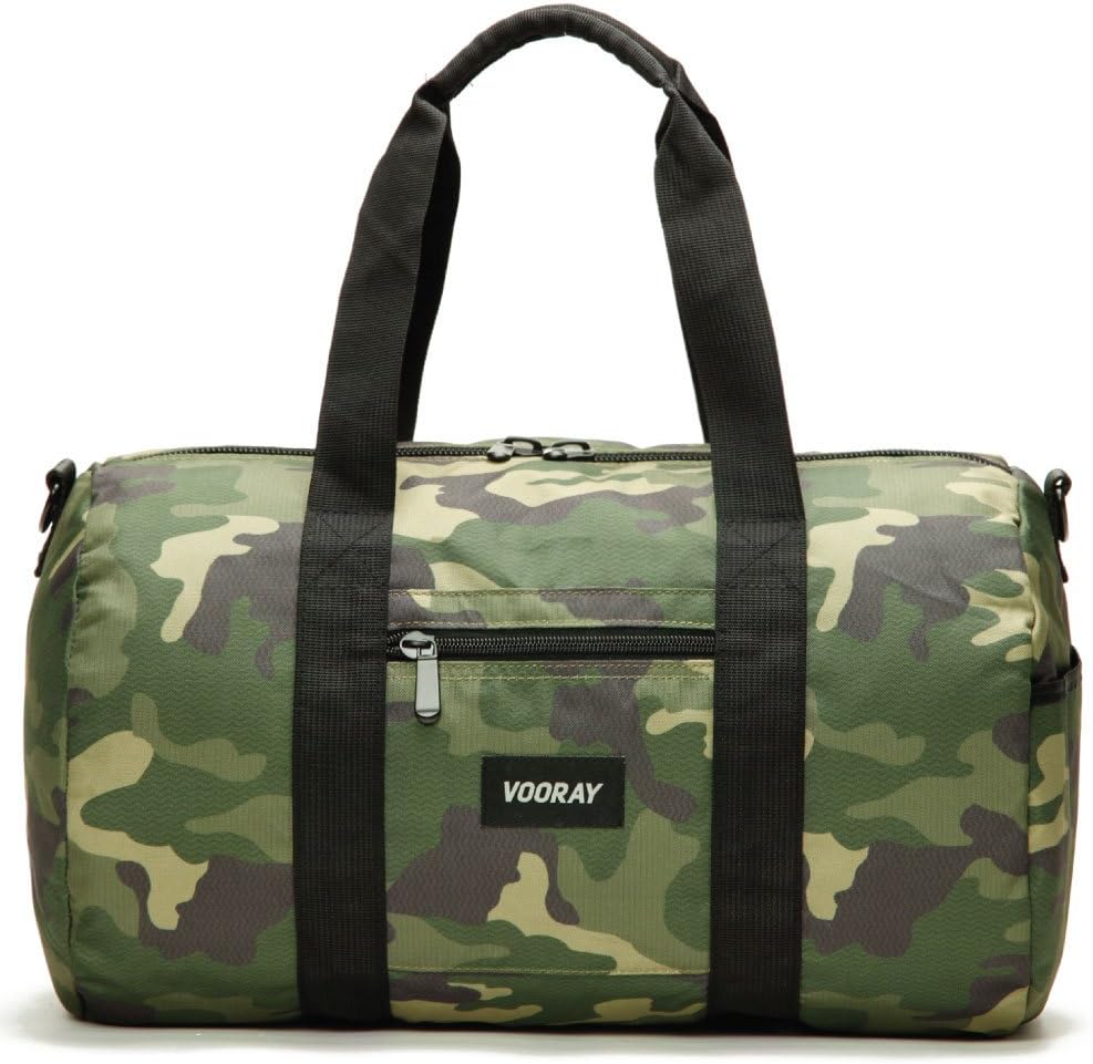 Vooray Roadie 16" Small Gym Duffel Bag (Green Camo)