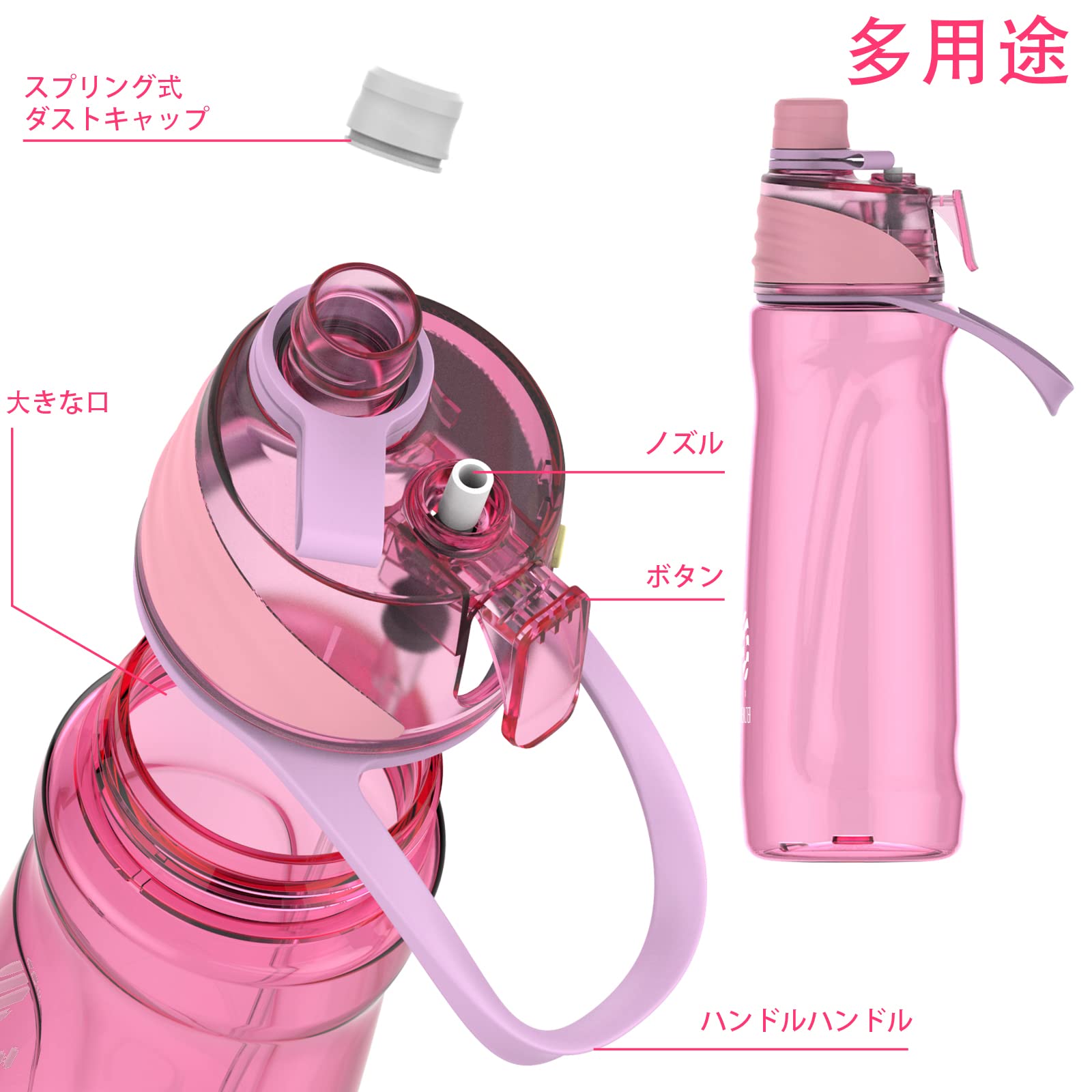 Amazon.co.jp: 噴霧付きスプレーボトル950ミリリットル