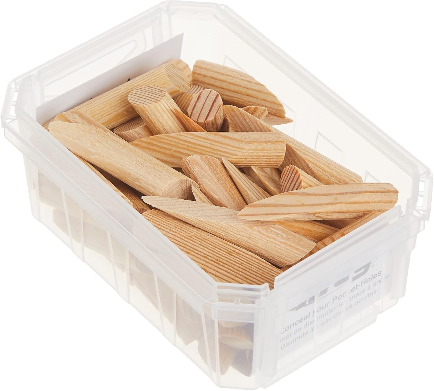 Kreg Solid-Wood Pocket-Hole Plugs - Clean Hole Plug Finish - Essential Woodworking Accessory for Hidden Joints - Solid Pine - P-PIN - 50 Count (1 Pack)