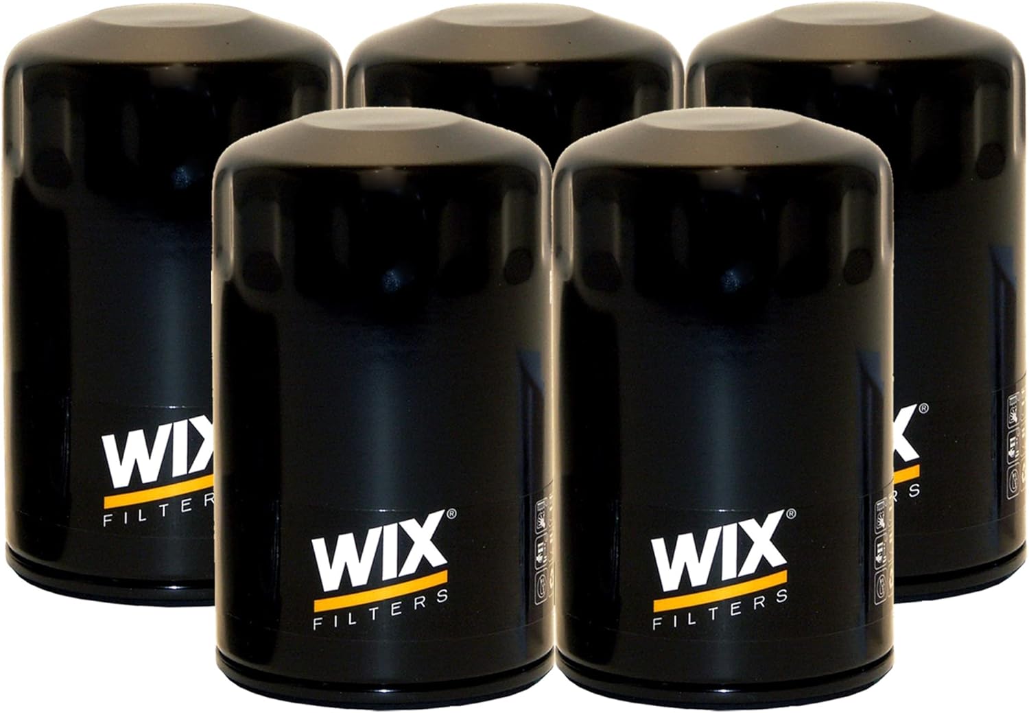 Set of 5 Engine Motor Oil Filters For Chrysler Dodge Ford Jaguar Jeep Lincoln Mazda Mercury Mitsubishi AJ27