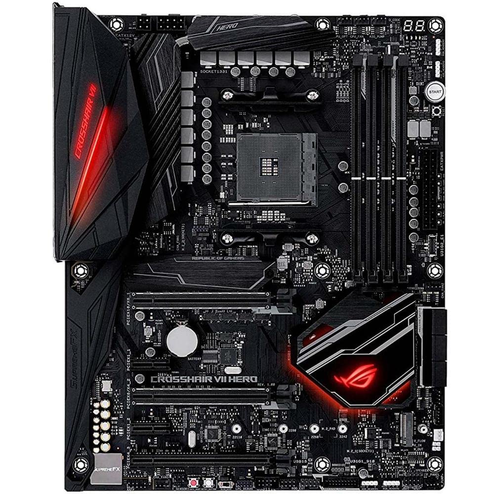 Asus ROG CROSSHAIR VII HERO Scheda Madre ATX con Socket AM4