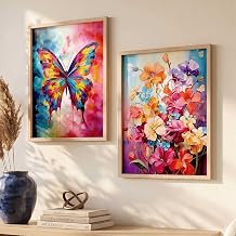 ARTifly DECOR Modern art Painting for Living Room Bedroom Office Room Decor - Painting for Wall Decoration,Set of 2