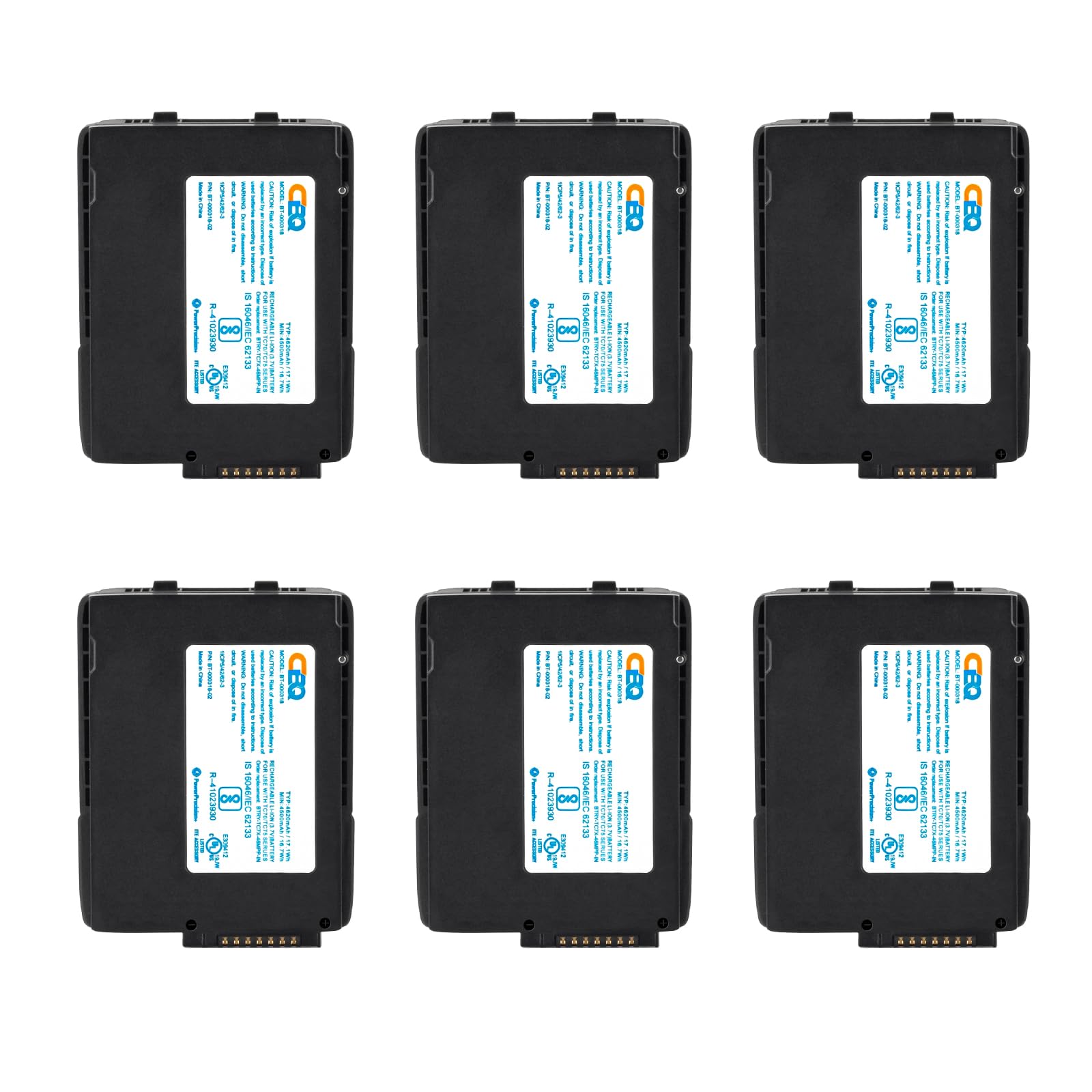 CBQ BT-000318 Battery for Zebra TC77 TC70 TC72 TC75 TC70X TC75X TC720L TC75EK TC75AH TC75GK TC700H TC700K TC77HL,82-171249-01 82-171249-02 BTRY-TC7X-