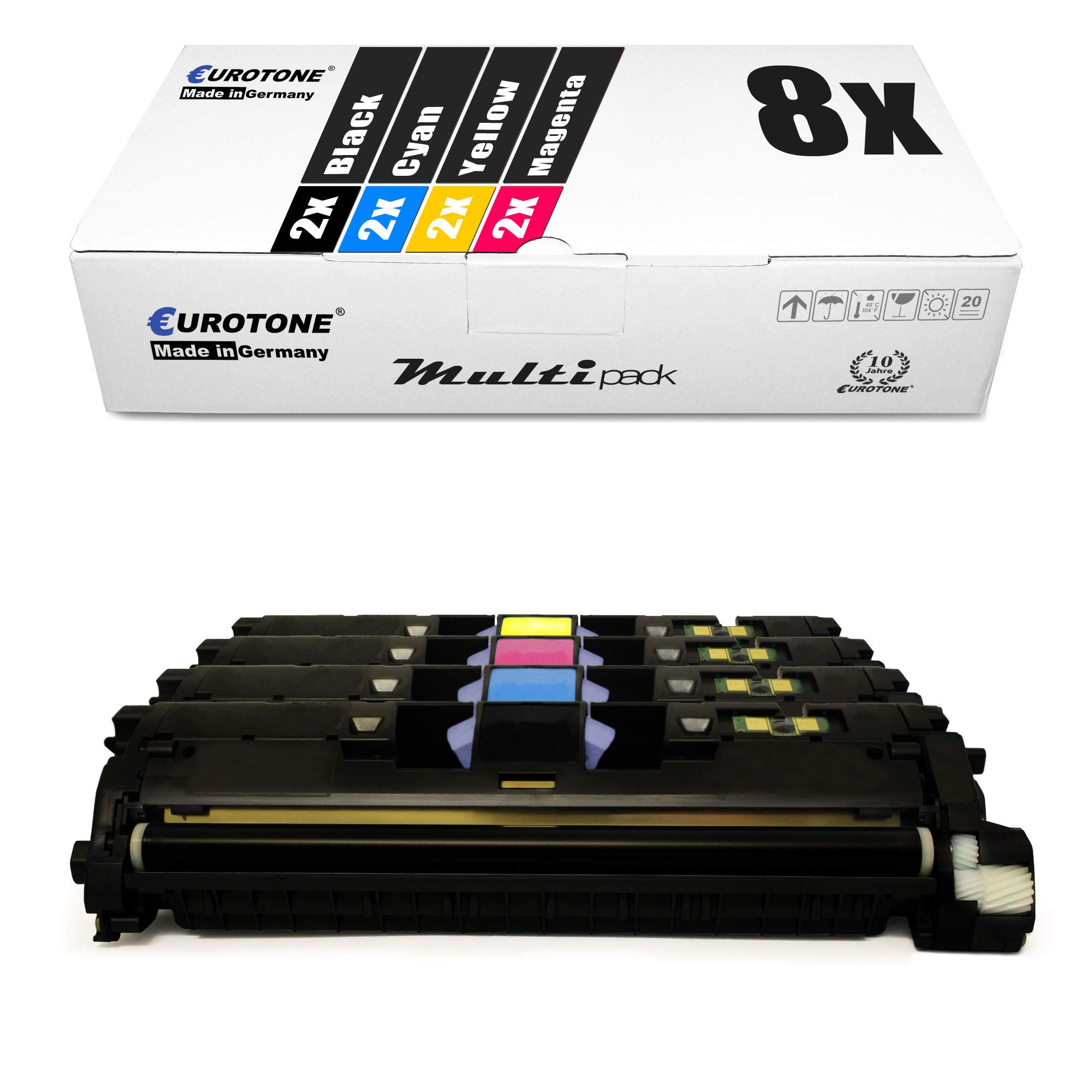 Toner HP Couleur Laserjet 1500 2500 haute performance Eurotone C9700A pour des textes nets - 8