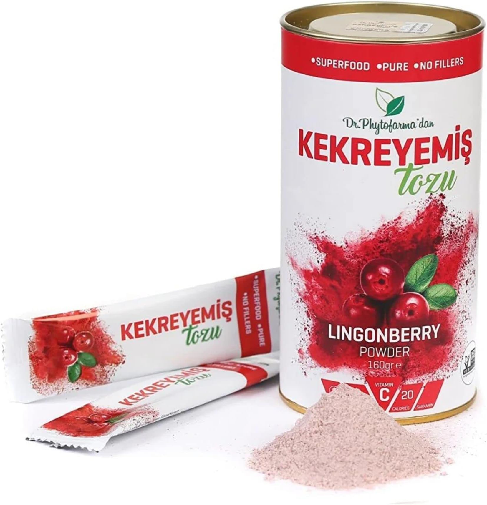 BEAUTY AMBITION Kekreyemis Tozu, Lingonberry Powder, Slimming Aids & Weight Loss Product 160 gr