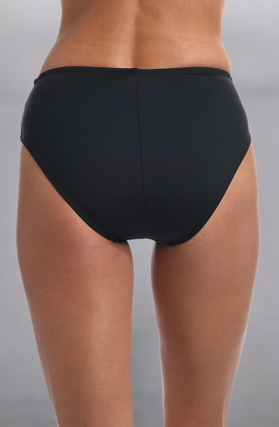 Island Goddess Banded Mid Waist Pant Bikini Swimsuit Bottom - Image 5