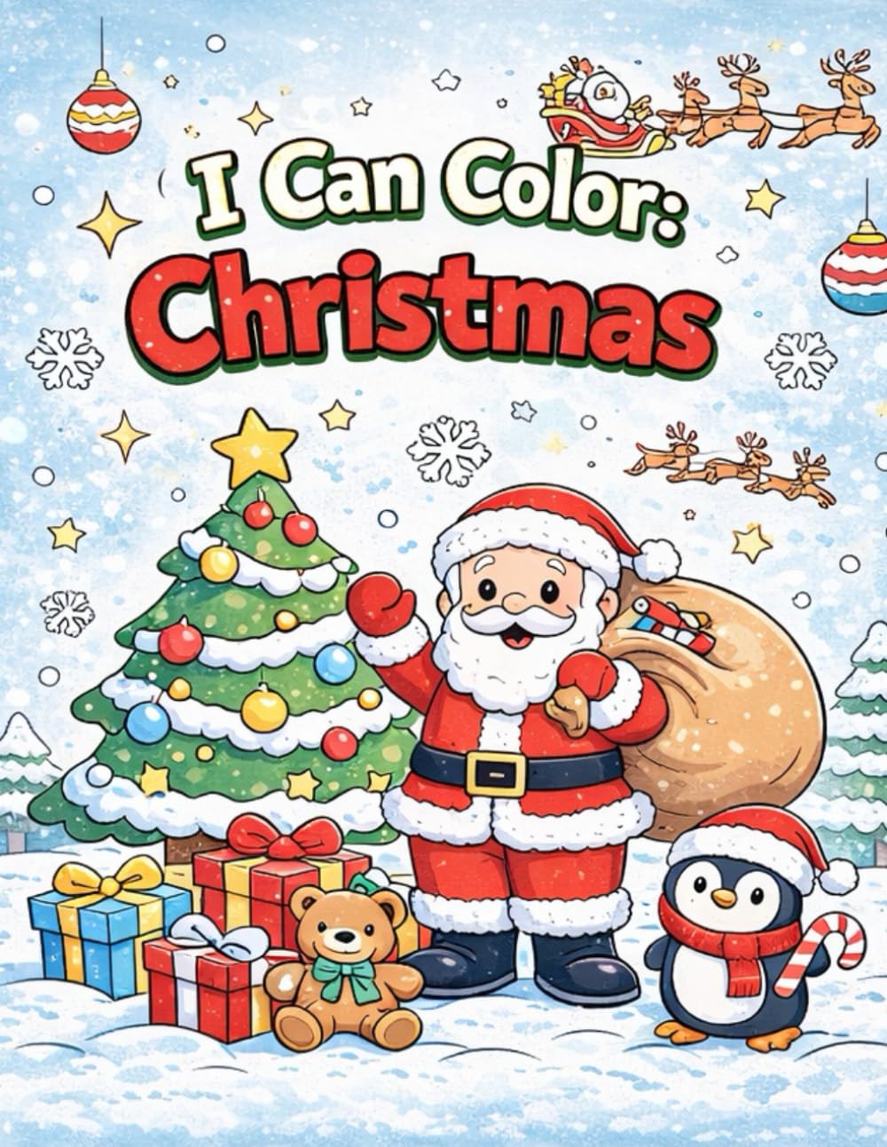I Can Color: Christmas