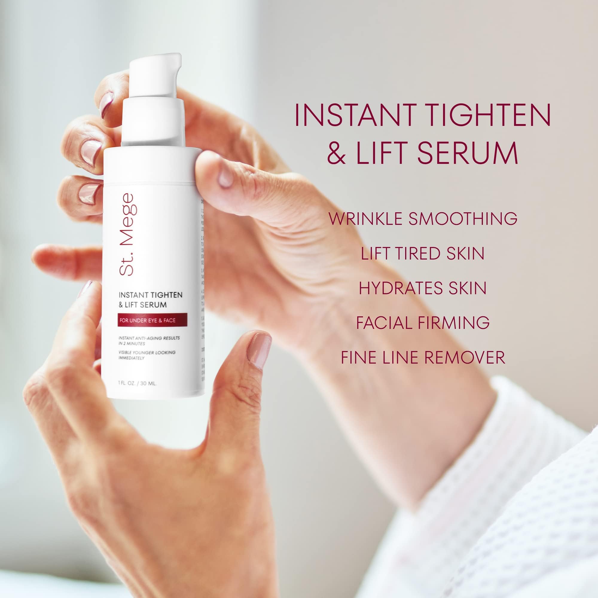 Instant Eye & Face Lift Cream with Peptides, 1 fl oz