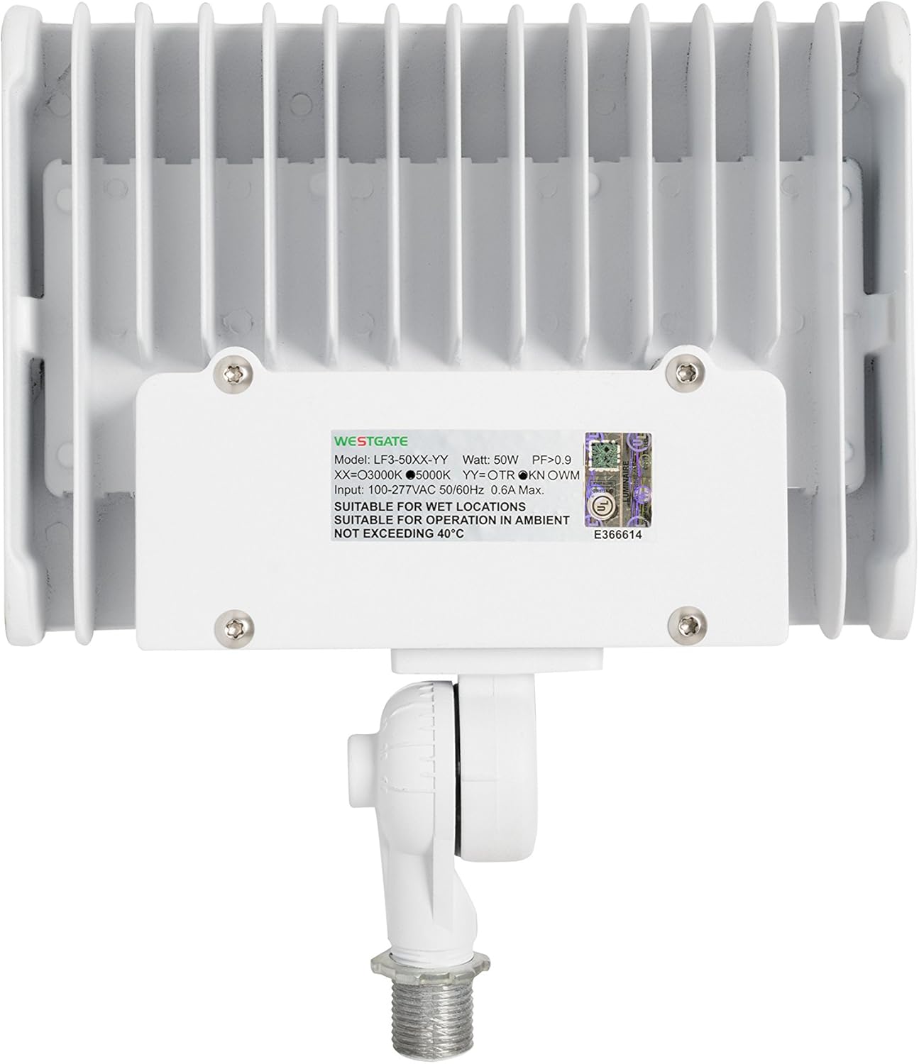 Frее Shірріng Ovеr $50 Westgate Lighting LED Flood Light with Knuckle Mount - Security Landscape Lights Fixture for Outdoor Yard Garden - Safety Floodlights - UL Listed (50W 3000K Warm White) Frее Shірріng Ovеr $50 Westgate Lighting LED Flood Light with Knuckle Mount - Security Landscape Lights Fixture for Outdoor Yard Garden - Safety Floodlights - UL Listed (50W 3000K Warm White)