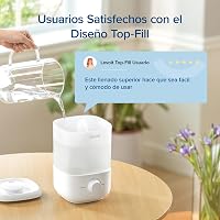 LEVOIT Baby Párásító 2.5L, 25 Órás Működés, Csendes 23dB, 360° Forgó Fúvóka 6