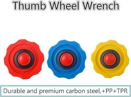 Miniatura 4 de WINTOWIN Juego de trinquete de rueda de pulgar de 14 de pulgada, 38 de pulgada y 12 pulgadas, trinquete de 72 dientes, llave de trinquete de palma,