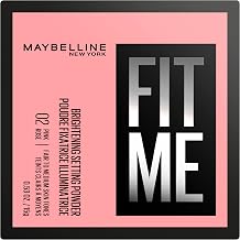 Maybelline New York Fit Me Loose Setting Powder Fixing Loose Powder for 16H Hold & Matte Finish with Softening Effect & Blurlight Pigments No. 02 Pink 15 g