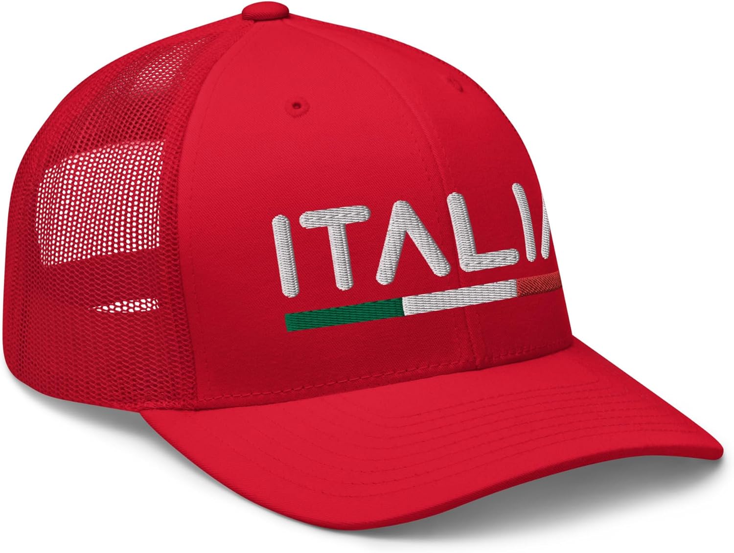 Minimal Italy Flag Trucker Hat Mesh Italia Trucker Cap