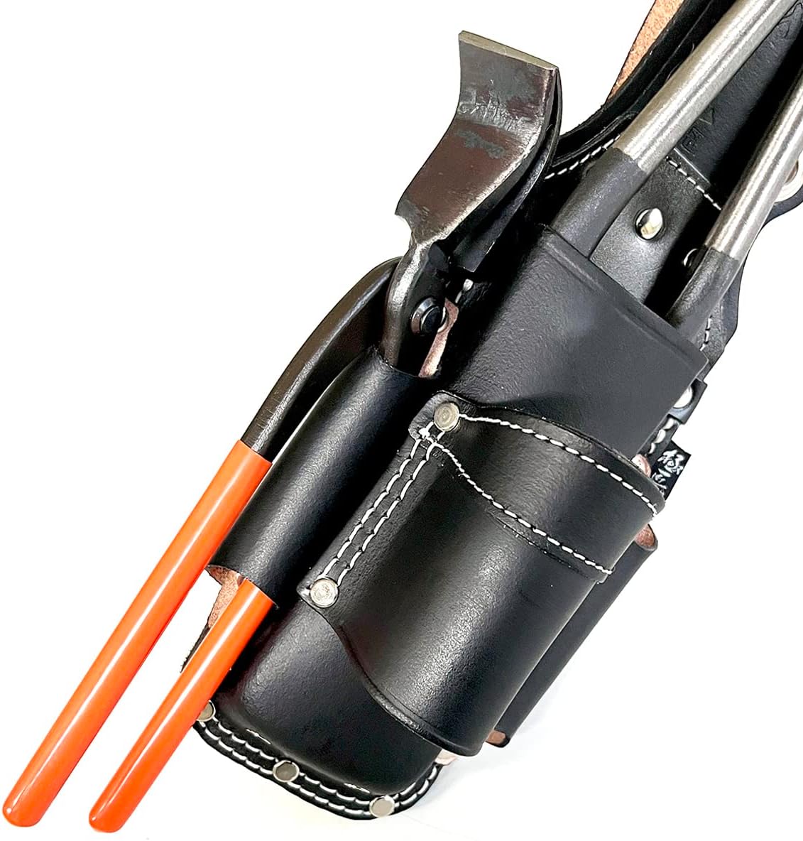 極匠 黒革 工具差し