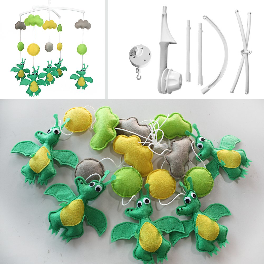 Lovely Decor Baby Crib Mobile, Infant Musical Cradle/Stroller Mobile, A2