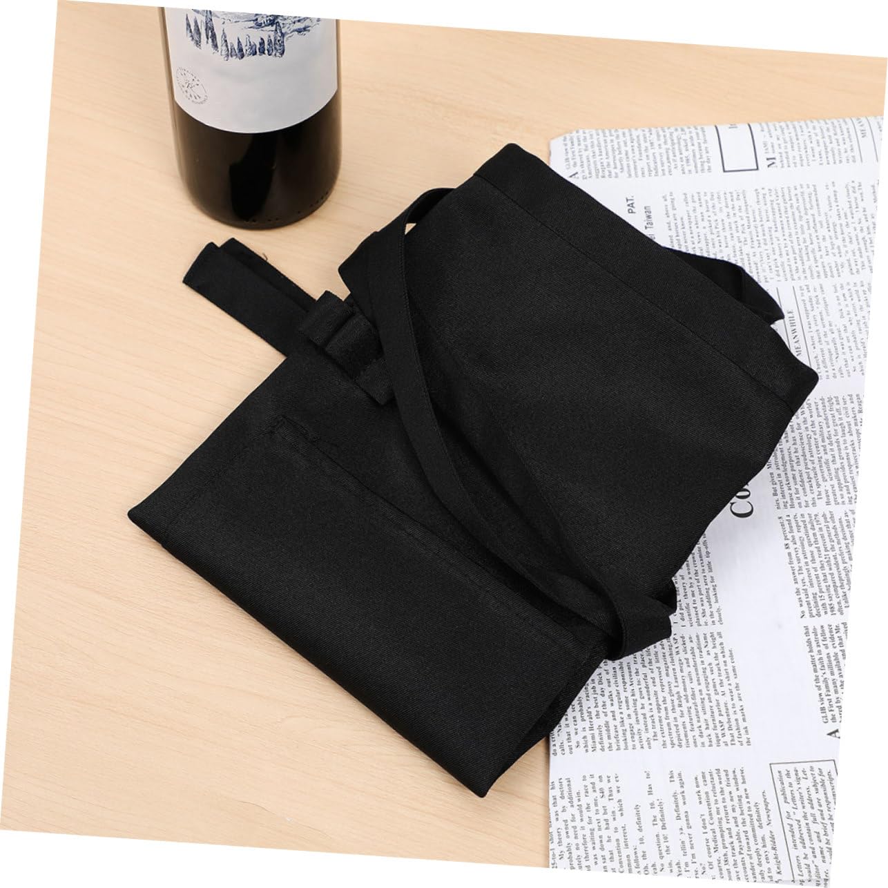 5 Piezas Delantal Corto Unisex con Juego Delantales para y Camareras Diseño Moderno y Funcional para Cafés y Tiendas de Resistente Manchas