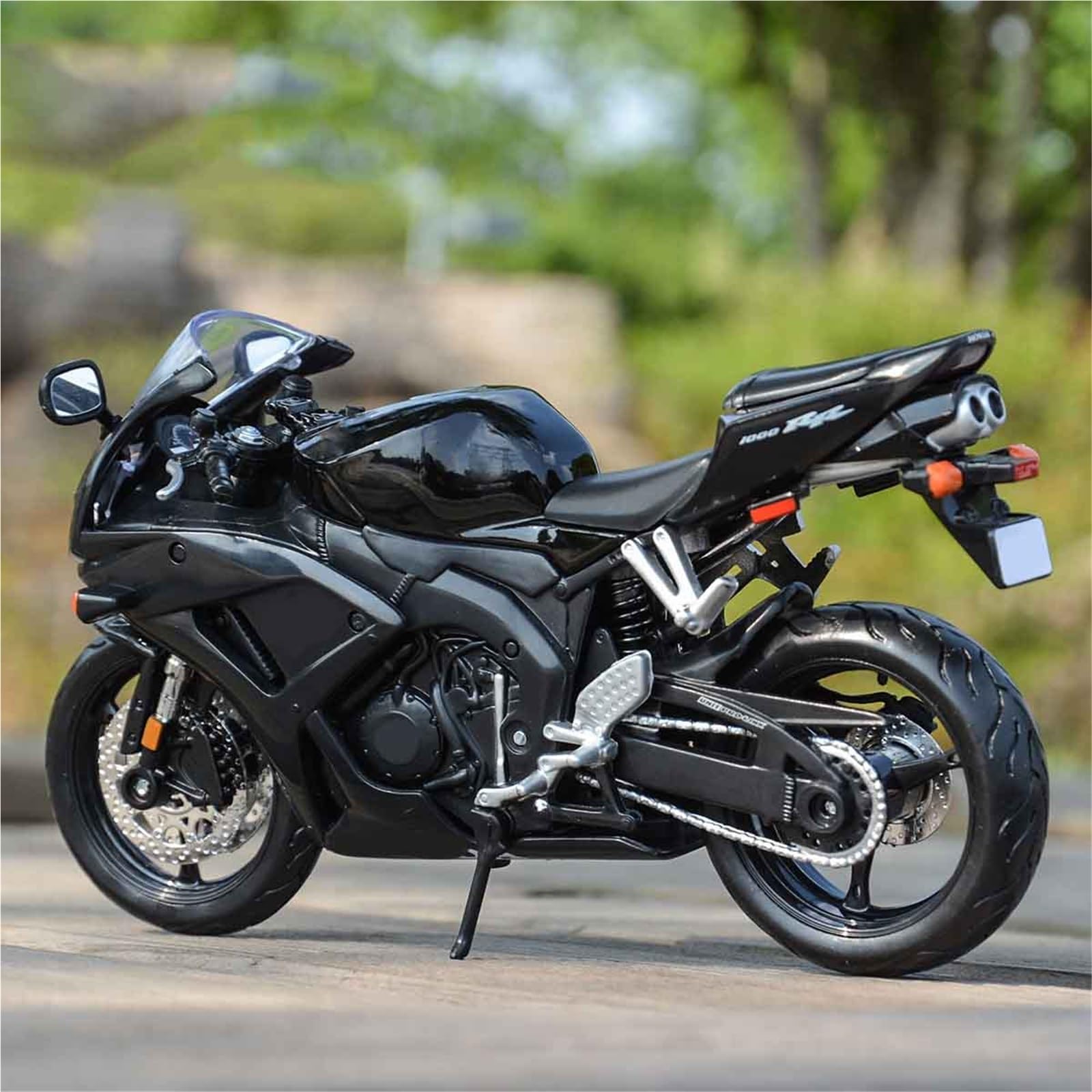 Per CBR1000RR Veicoli Pressofusi Neri Hobby Da Collezione Modello Di Moto Giocattoli 1:12