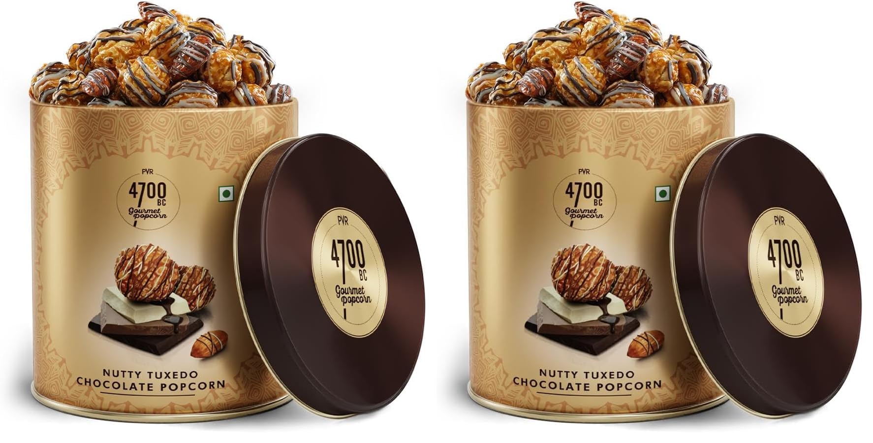 4700BC Nutty Tuxedo Chocolate Popcorn | Gifting Tin | 150g (Pack of 2)-image-14