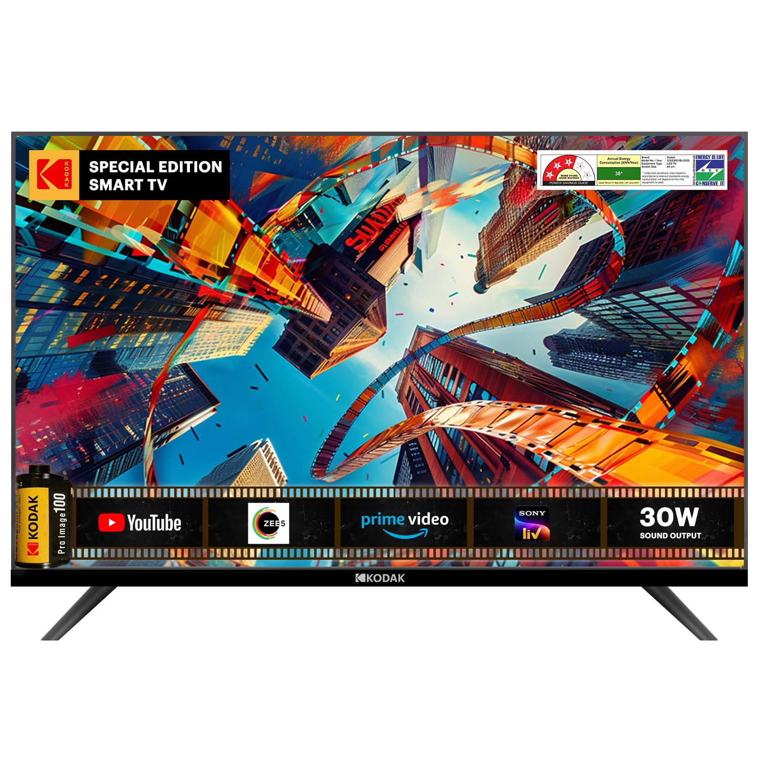 Kodak 32″ HD Smart LED TV – Black – 32SE5001BL Kodak 32″ HD Smart LED TV – Black – 32SE5001BL