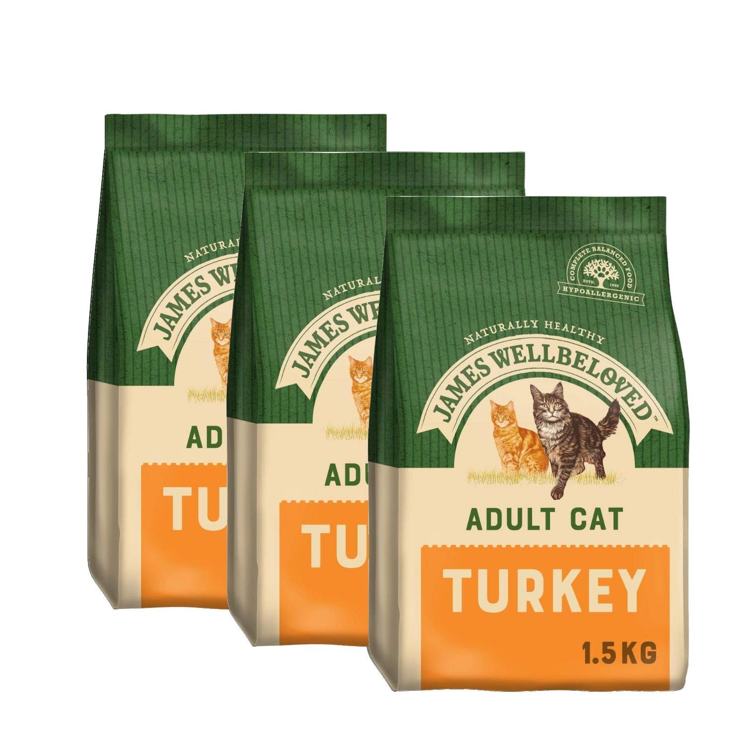 Adult Turkey & Rice Dry Cat Food