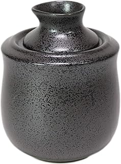 黒結晶酒燗器(小) [10 x 12cm 満水約150cc 日本製 電子レンジOK 食洗器OK ]