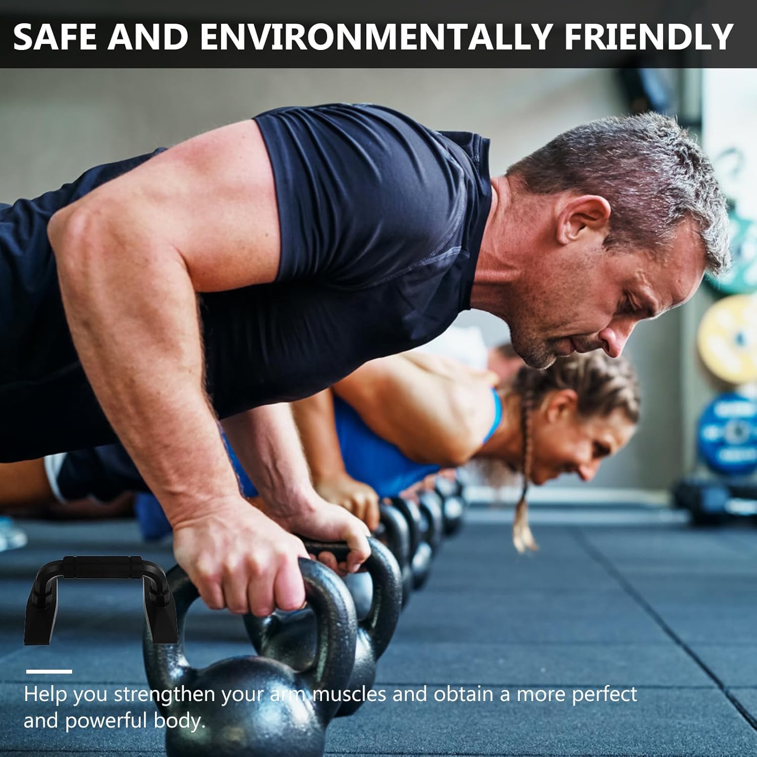 Push-up Bars and Push-up Frames Portable Push-up Holders with Non-slip Cushioned Grips Compact Home Workout Equipment for Arm and Chest Strength Training