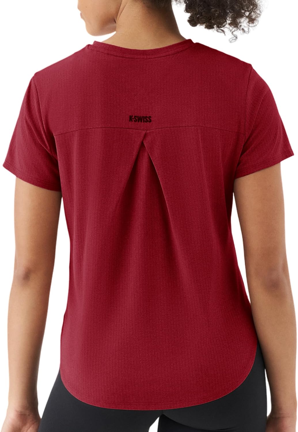 K-Swiss Workout Tops for Women - Short Sleeve Loose Yoga T-Shirts Breathable Running Athletic Tee Shirts