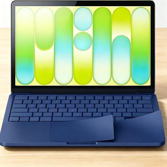 MacBook Neo 13インチ用パームレストプロテクター パームレストカバー トラックパッドカバー タッチバースキン MacBook Neo A18 Pro A3404 2026用 - ブルー