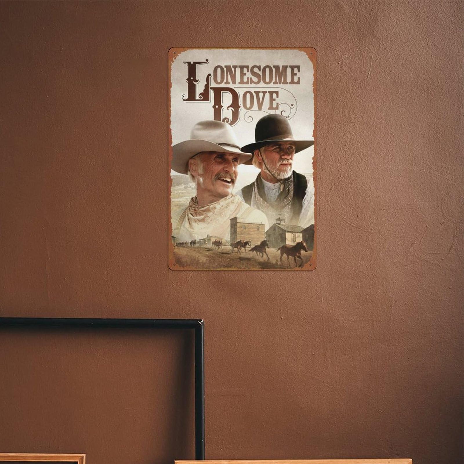Lonesome Dove Vintage Movie Retro Tin Sign Metal Plaque Art Style