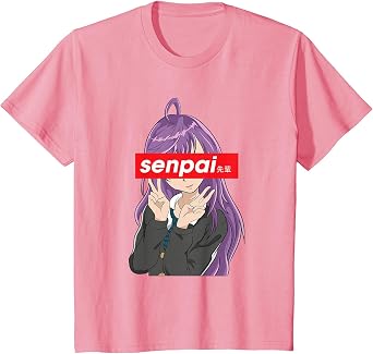 Japanese Anime Girl Shirt - Notice Me Senpai T-Shirt