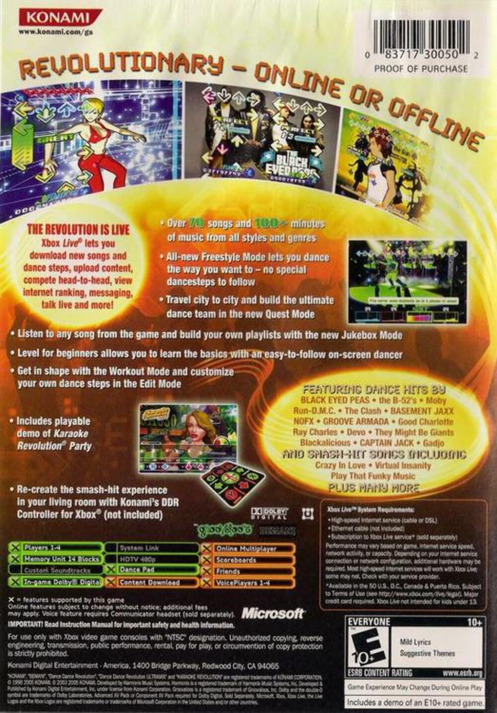 Dance Dance Revolution Ultramix 3 - Xbox