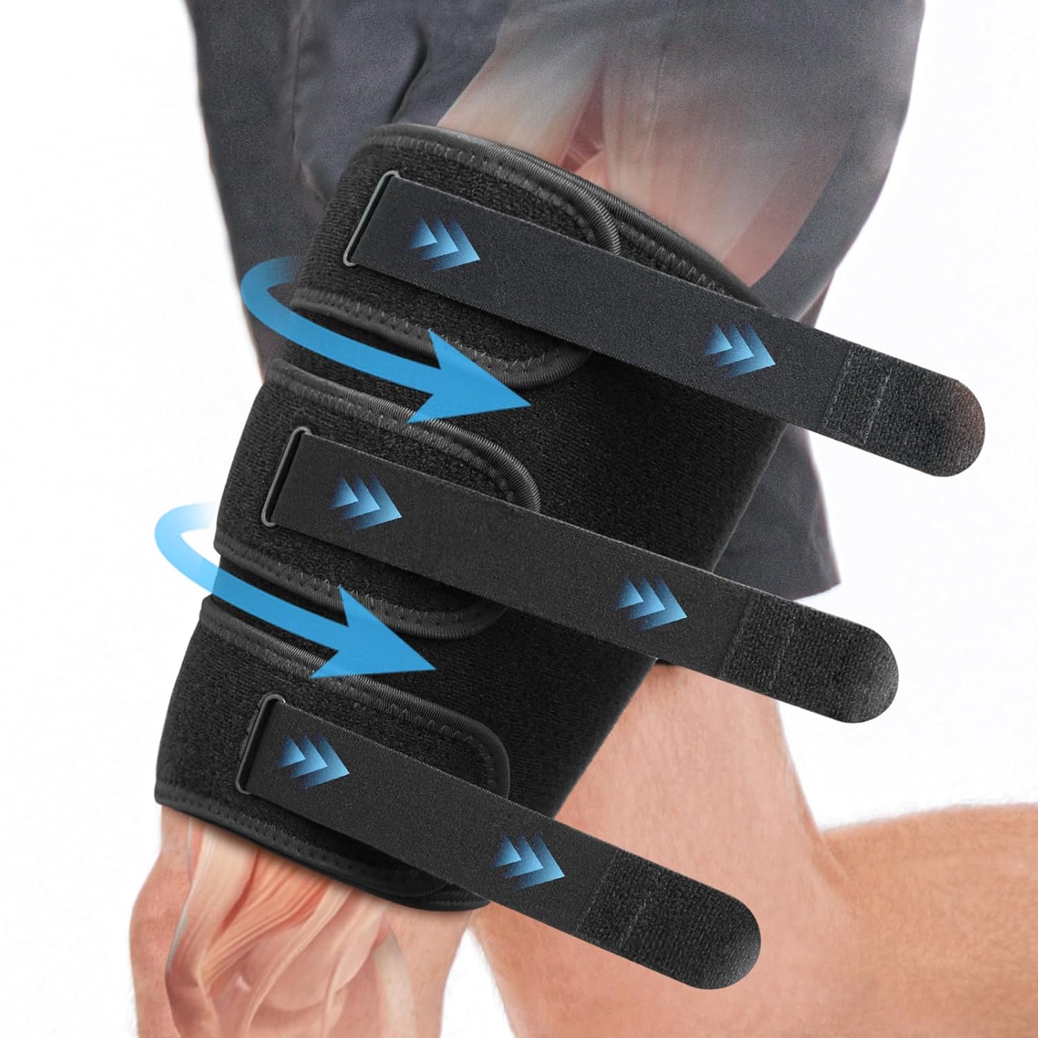 Funda de Compresión para Isquiotibiales con 3 Correas Ajustables